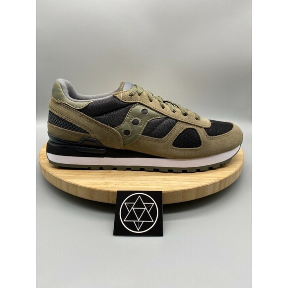 Saucony Other - Saucony Shadow Shoes Mens 8.5 Green Black Running Sneakers Trainer Low